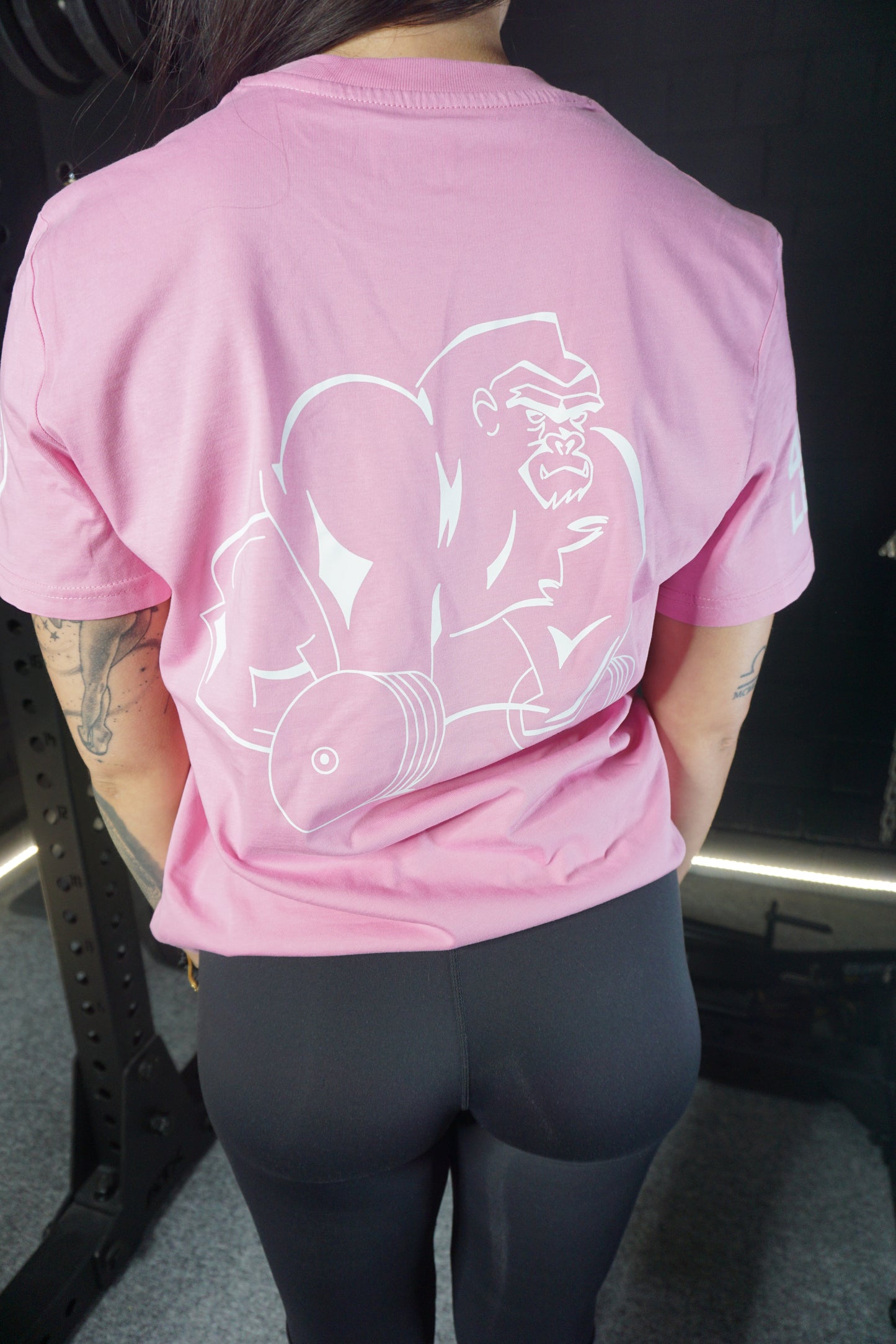 Gorilla Tee pink