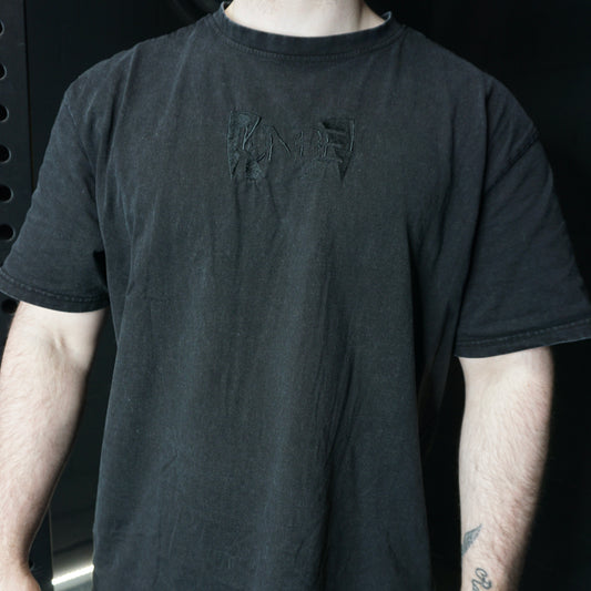 Acid Washed Oversized UNBE Tee black