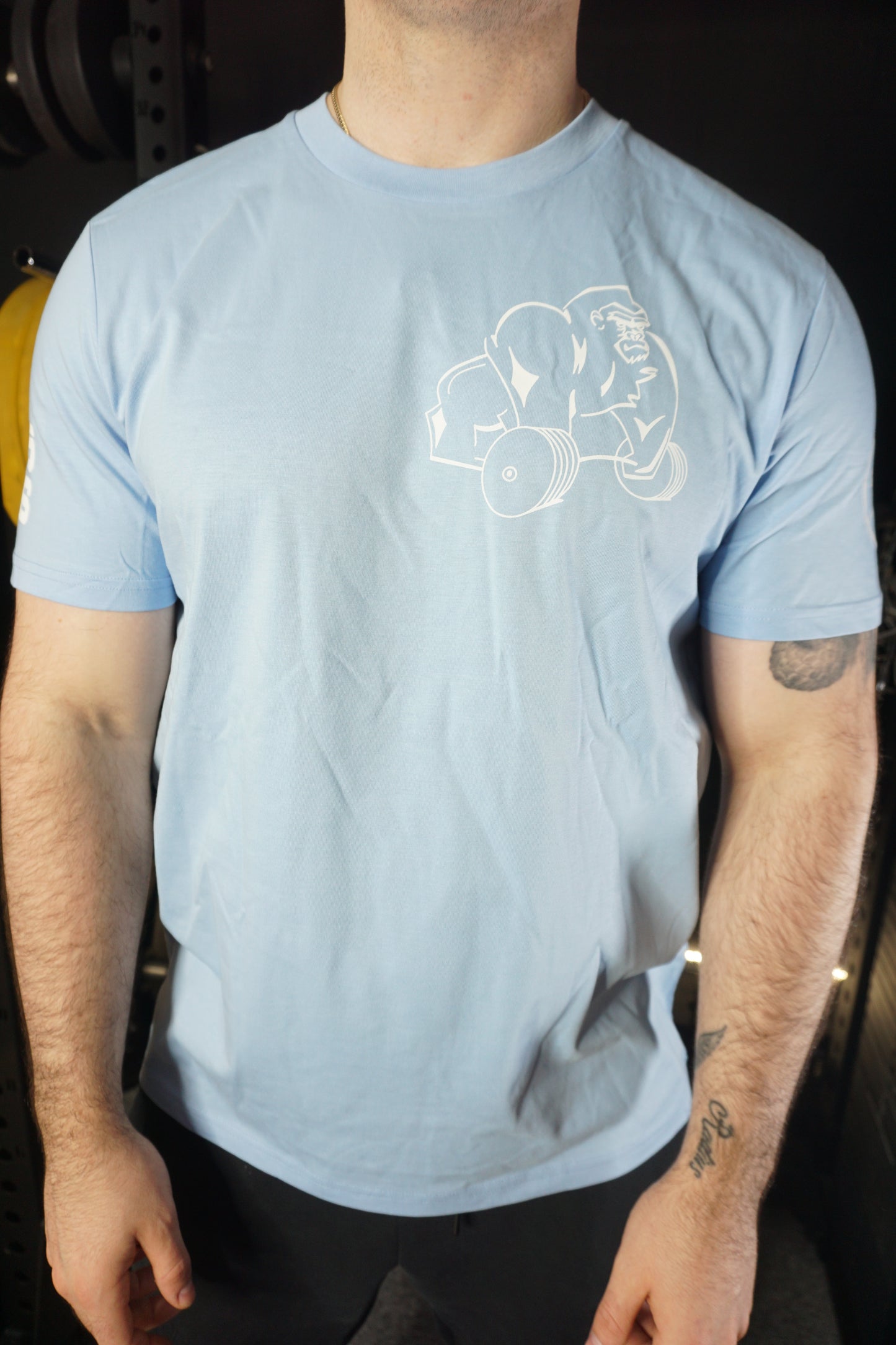 Gorilla Tee light blue