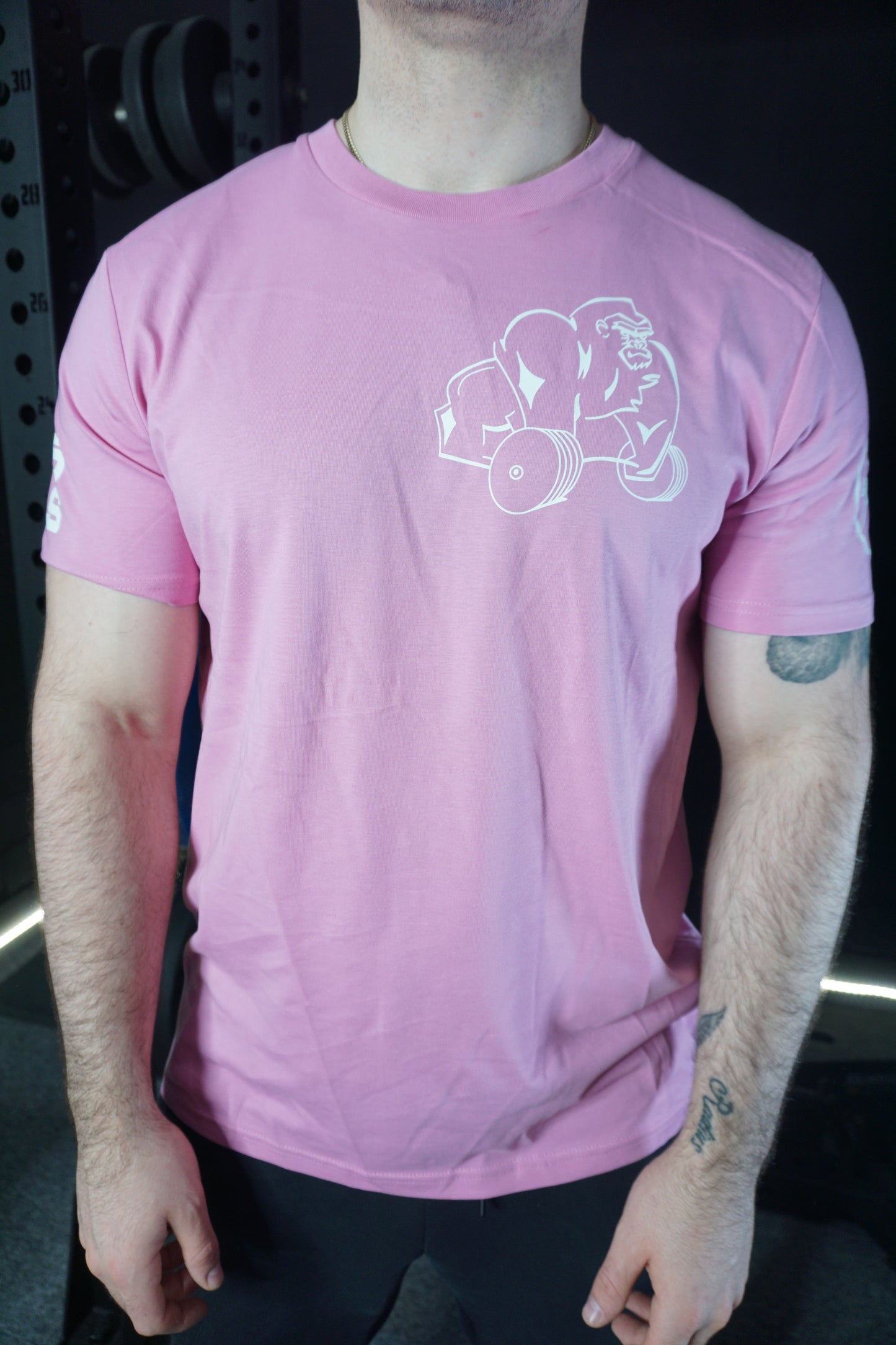 Gorilla Tee pink